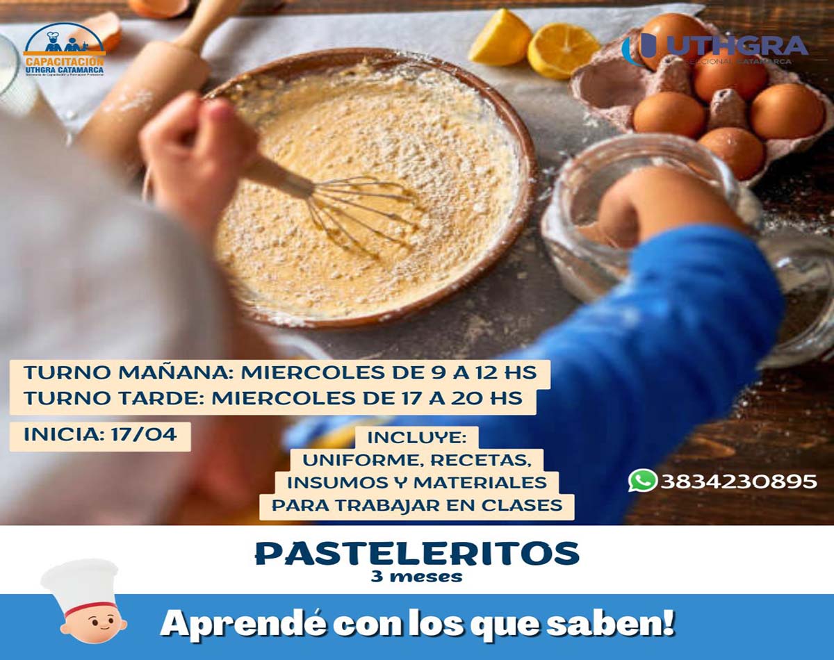 Curso PASTELERITOS – 3 meses