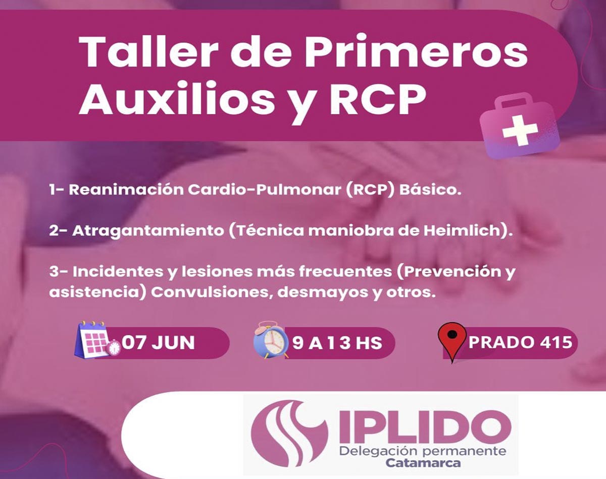 Taller de primeros Auxilios y RCP